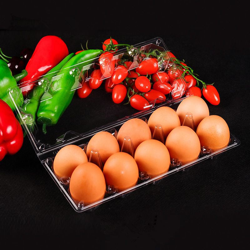 High Transparent PET material Chicken/Quail/Duck Egg Packing, 10pcs Egg Tray, 10cts Egg Box, 10 cavities Egg Carton, 10 cells Egg Container, 10 holes Egg Crate, 10's Egg Pack, Egg Packet