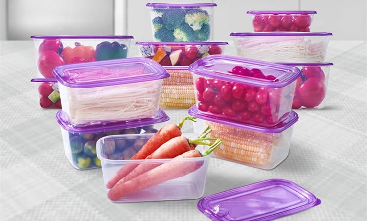 New 3Pcs Food Storage Box Suit Transparent Glass Lunch Box Household  Microwave Oven Refrigerator Crisper Seal Food Salad Storage