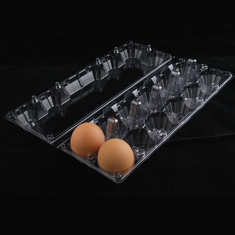 High Transparent PET material Chicken Quail Duck Egg Packing trays 12pcs Egg Tray 12cts Egg Box 12 cavities Egg Carton 12 cells Egg Container 12 holes Egg Crate 12 counts Egg Packet