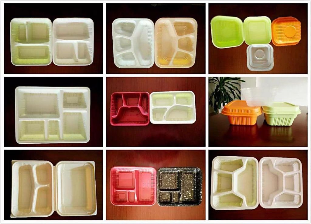 Fast food container, disposable food box, food tray