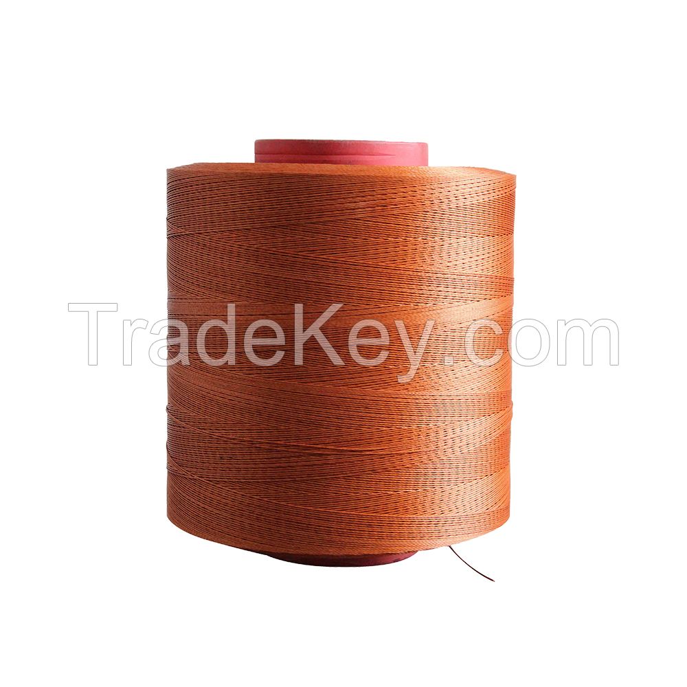 Dipped polyester soft cord for wrapped v-belt