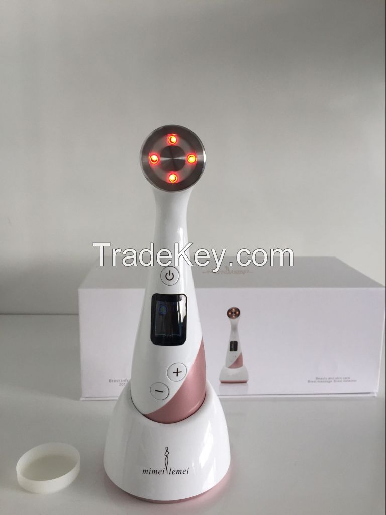 Portable breast care machine with breast detector EMS face lifting beauty machine