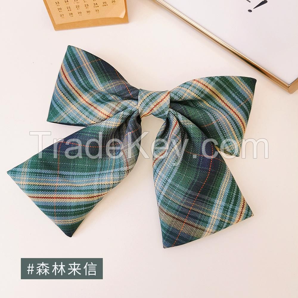 2020 New Spring And Summer Big Bow Hairstyle Back Of The Head Lolita Hair Accessories Clip Korean Hair Band Headdress Clip Tide