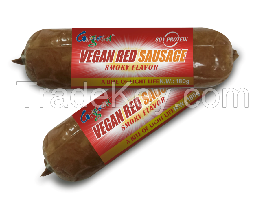 Soy Protein Vegetarian Meat Vegan Sausage 2 Flavors, 180g