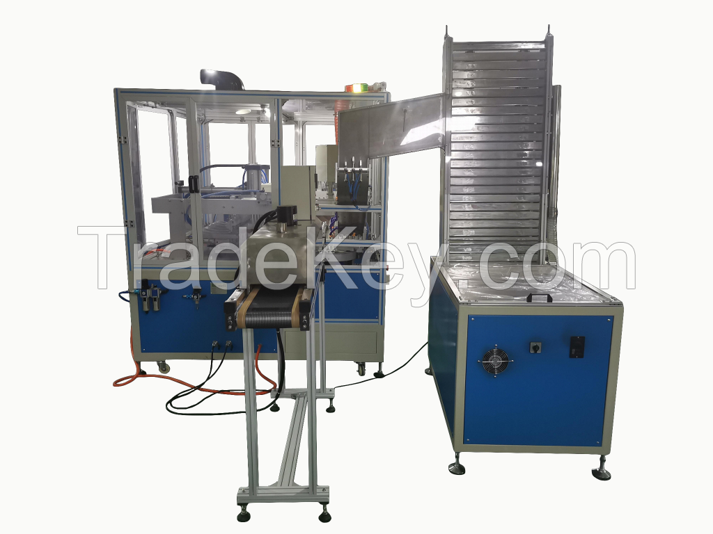 Automatic 6 Color Bottle Caps Pad Printing Machine With Open Ink Tray