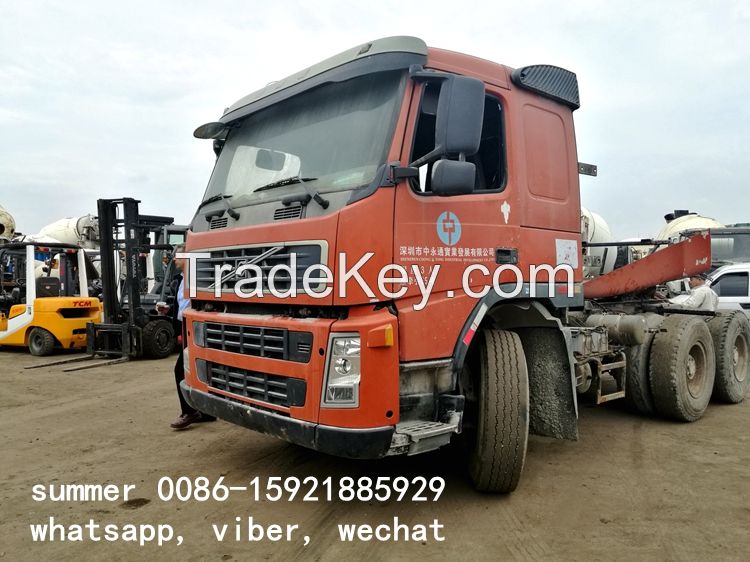 used volvo big axle tractor head, used FM12 tractor truck for sale