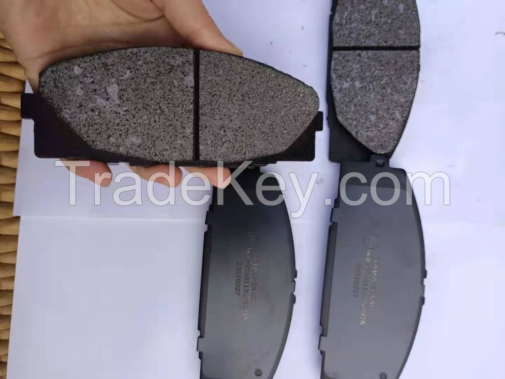 Semi-metallic brake pad