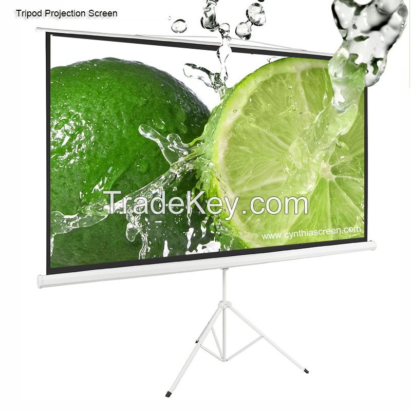 Portable Fast Fold Projection Screens Folding Frame Screen 180 Inch Easy Fold Screen