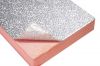 Double sided aluminum foil phenolic foam duct insulation board