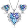 fashion & costume jewelry sets with high quality crystals  alloy or brass jewelry sets 