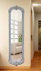 Modern PVC frame full-length mirror/dressing mirror/bathroom mirror