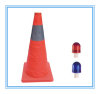 Flexible road Traffic retractable folding Cone with LED light