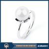 2018 New design pearl ring 925 sterling silver pearl jewelry for DIY