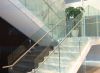 Stair railing glass