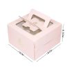Factory customized wedding&gift mini cake box packaging paper cardboard