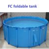 FC3010 3*1m Circular Aquarium Foldable Pool Koi Showing Tank with PVC Tarpaulin material