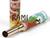 Rami Bio-degradable OEM white cardboard CMYK printing hot foil box cosmetic packaging lipstick paper tube 