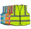 Custom High Visibility Outdoor Safety Clothing Belt Chaleco Reflective Safty Vest