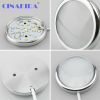 12v Round Ultra Thin 2.5w Warm White Cool White Led Under Cabinet Lighting Slim Aluminum Puck Lights For Counter Closet
