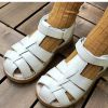 Closed Toe Sandals Outdoor Comfortable Cow Leather US 6.5-10 Kids Shoes