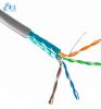 cat 6 cable pass test pure copper 24awg 2pr 4pr 305m 1000ft 0.56 ftp cat6 indoor cable 