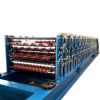 Three layer Galvanized/Aluminum Roof Sheet Glazed Tile Roll Forming Machine