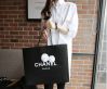 Spring and autumn new large-size women's pocket Korean version of long loose casual long-sleeved white shirt shirt