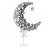 Handmade Ramadan Moon Tree eid Tree (Silver 6 feet)