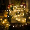 100 LED 49 FT Star String Lights Plug in Fairy String Lights Waterproof Extendable for Indoor Outdoor Ramadan Wedding Party Christmas Tree Garden Decoration Warm White 