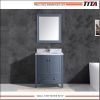 Hot Sell Bathroom Cabinet Modern Carrara Marble Countertop Vanity