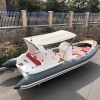 Liya RIB boat 620 fiberglass hull inflatable boats for sale