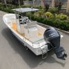 Liya 4.2m-7.6m fiberglass speed fishing boats panga boats with engine