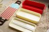 PAPOU FOOD GRADE REUSABLE SQUARE SILICONE COLLAPSIBLE BENTO FOOD STORAGE LUNCH BOX WITH LID SET OF 4