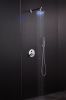 LED shower head sets rainfall stainless steel SUS304