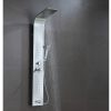 stainless steel shower panel set with faucet hand shower from factory