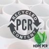 PCR recycled plastic tubes and bottles