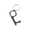 2020 Hot Sale Custom Logo Carbon Fiber No Touch contactless Keychain 