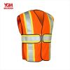 High visibility adjustable security custom safety vest