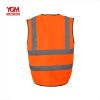 High visibility construction security custom safety vest