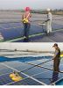 Factory Support telescopic rod brush Solar Tools Photovoltaic Panel Cleaning Machine