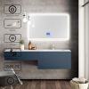 China factory smart mirror led bathroom mirror bluetooth speaker anti-fog good quality