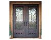 Wrought Iron Front Double Entry Doors Custom Made and Wholesale Hench Id8
