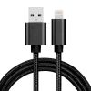 Cheap Factory Price 3A Woven Style Metal Head 8 Pin to USB Charge Data Cable 1m Cable for iPhone 12