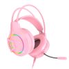 Game Headphones With Mic LED Light Surround Sound Over Ear Headset For PC Computer Gaming Headset