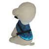 LED Dog Collar Harness Clothes LED Fiber Optic Fabric Light Up Dog Vest with Buckle