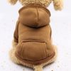 classic designer pet clothes carrying cat basic pet dog hoodies with pocket