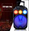 Wholesale Oem Best Quality Party box Battery Active Portable Wireless Disco Light Flash  Speaker