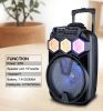 Wholesale Oem Best Quality Party box Battery Active Portable Wireless Disco Light Flash  Speaker