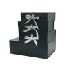 Magnetic Gift Boxes With Lid Box Explosion White Magnet Ribbon Packing Closure Surprise Bag Square Candy Black Personalized Wood