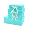 Wholesale handmade gift box surprise candy magnetic packaging folding box with ribbon